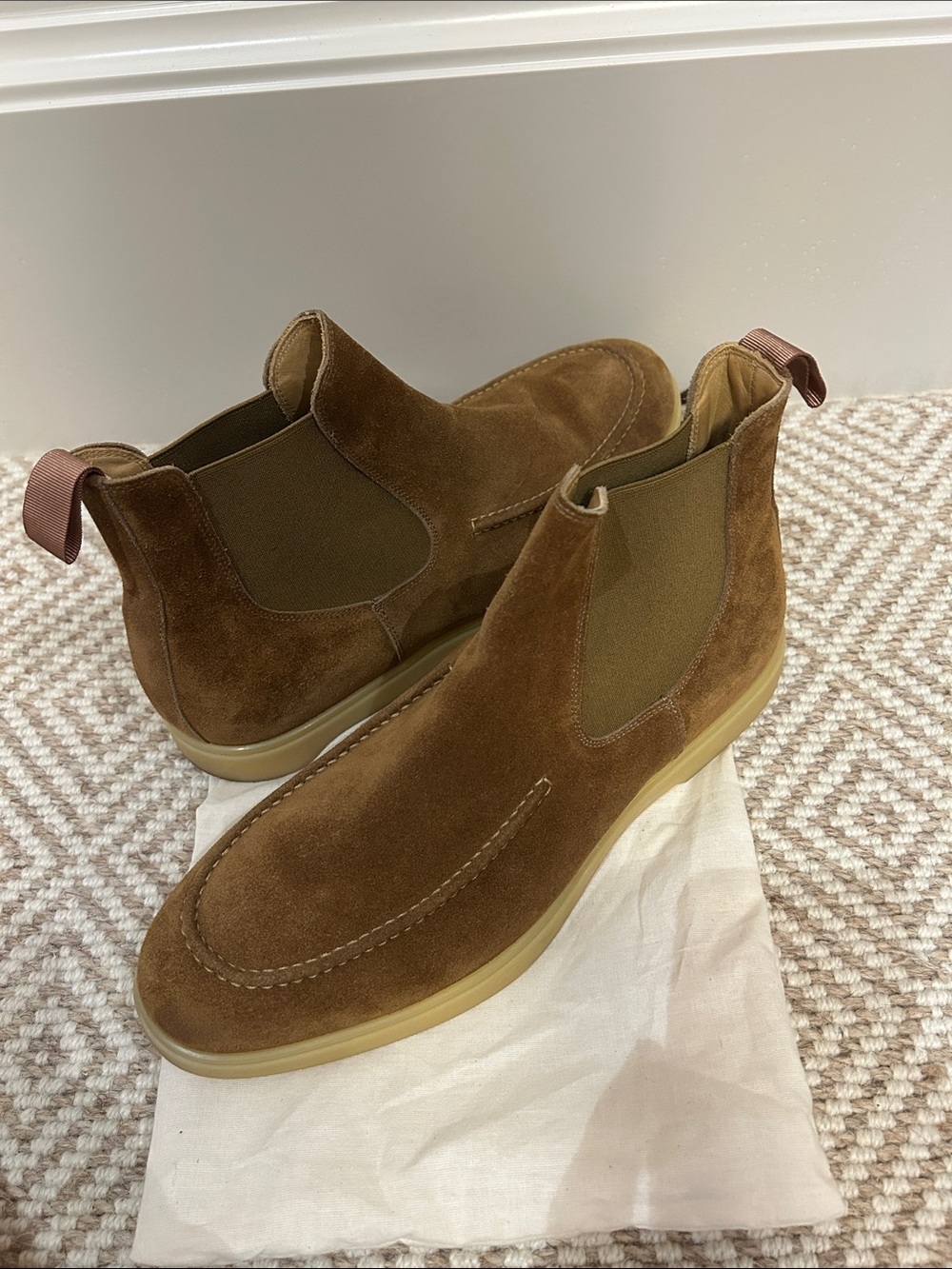 Aurelién Mens Beige Chelsea Boot